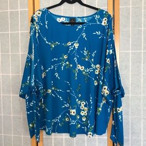 Worthington Woman Floral blouse /Firm price